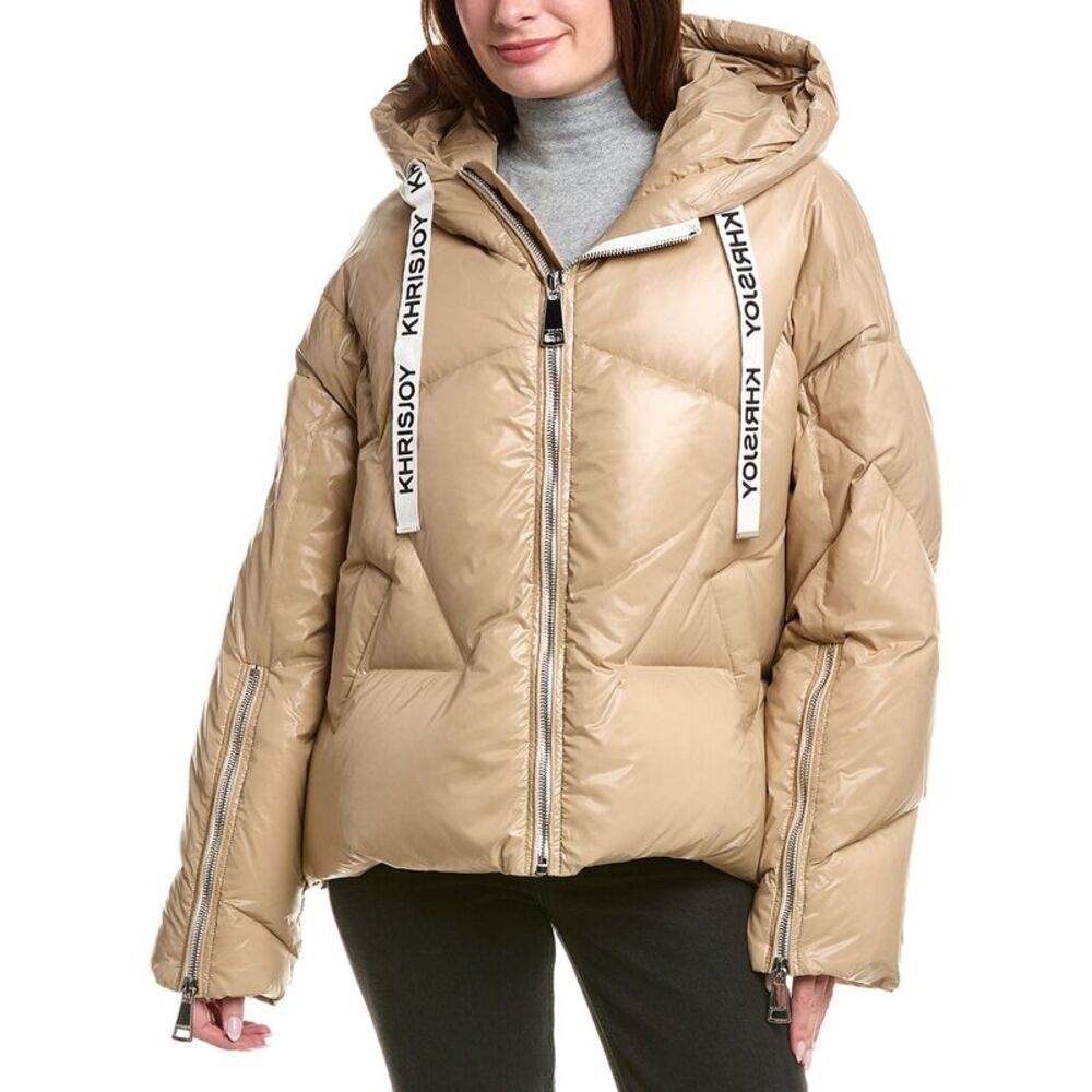 Khrisjoy Womens  Khris Shiny Down Jacket, Brown